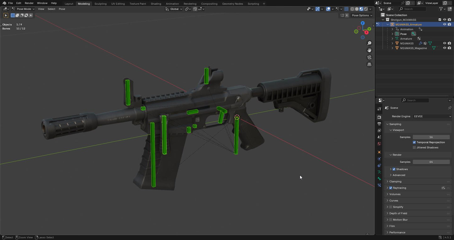 M26 MASS SHOTGUN RIGGED