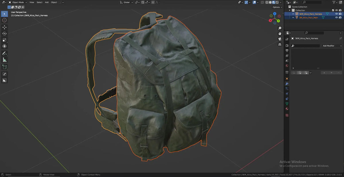 ALICE PACK 3dmilitaryassets