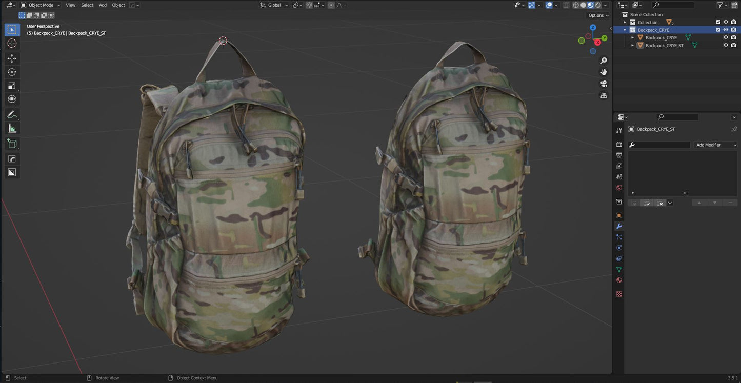 AVS CRYE PRECISION BACKPACK 3DMilitaryAssets