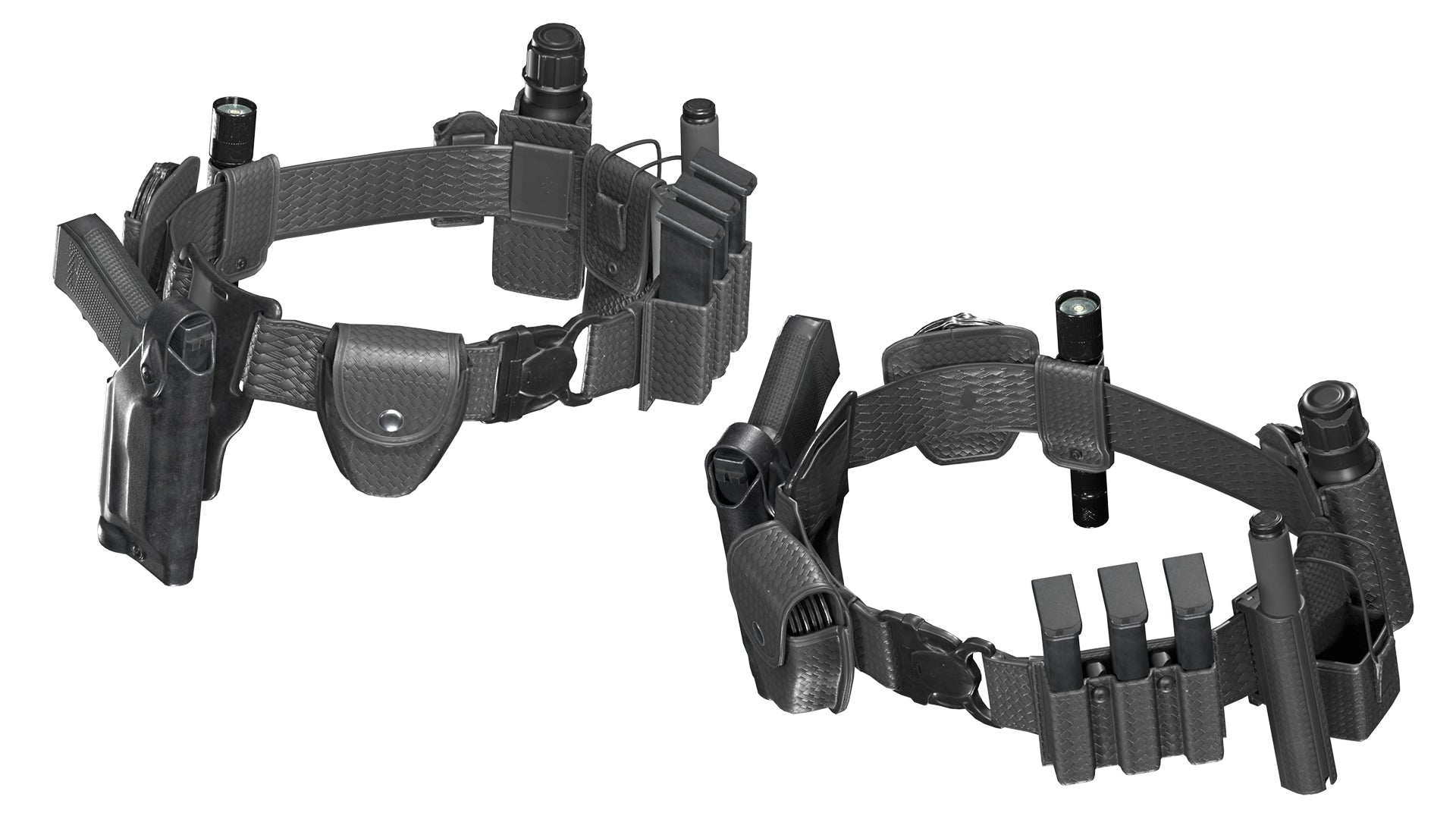 POLICE DUTY BELT 3DMilitaryAssets