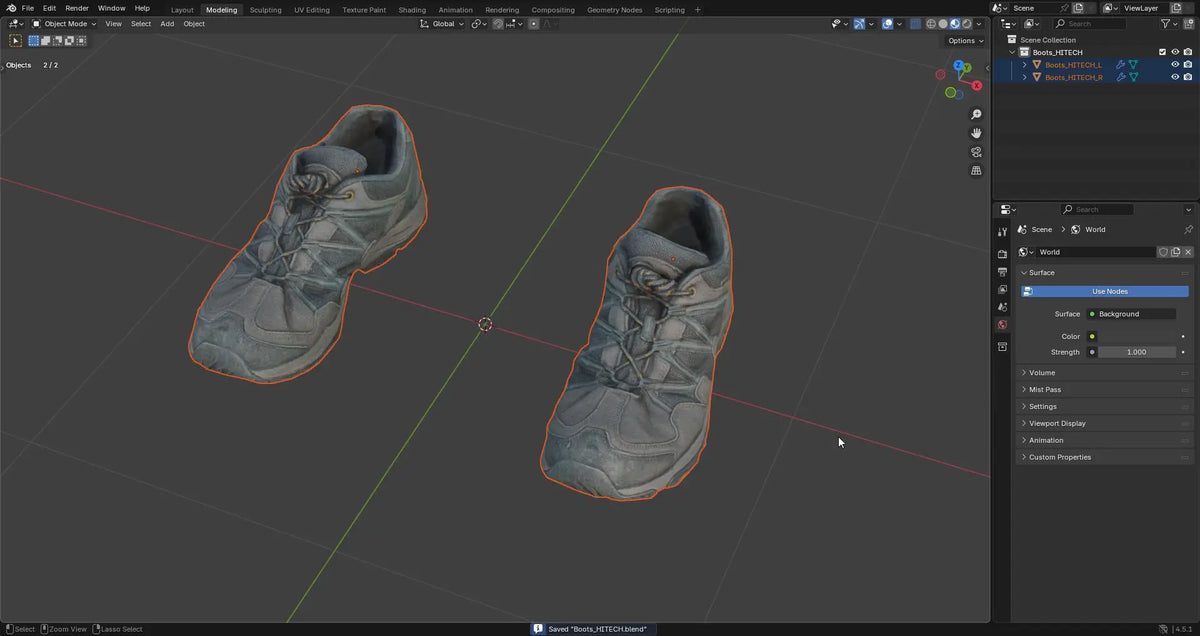HIKING BOOTS 3dmilitaryassets