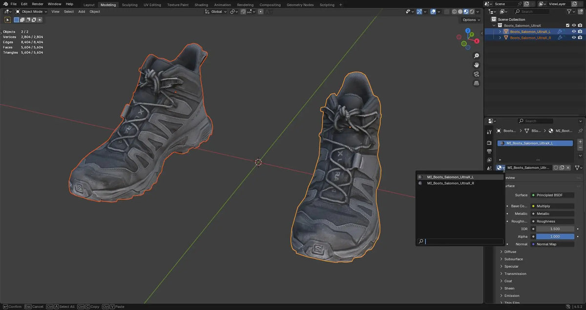 SALOMON X ULTRA 4 BOOTS 3dmilitaryassets