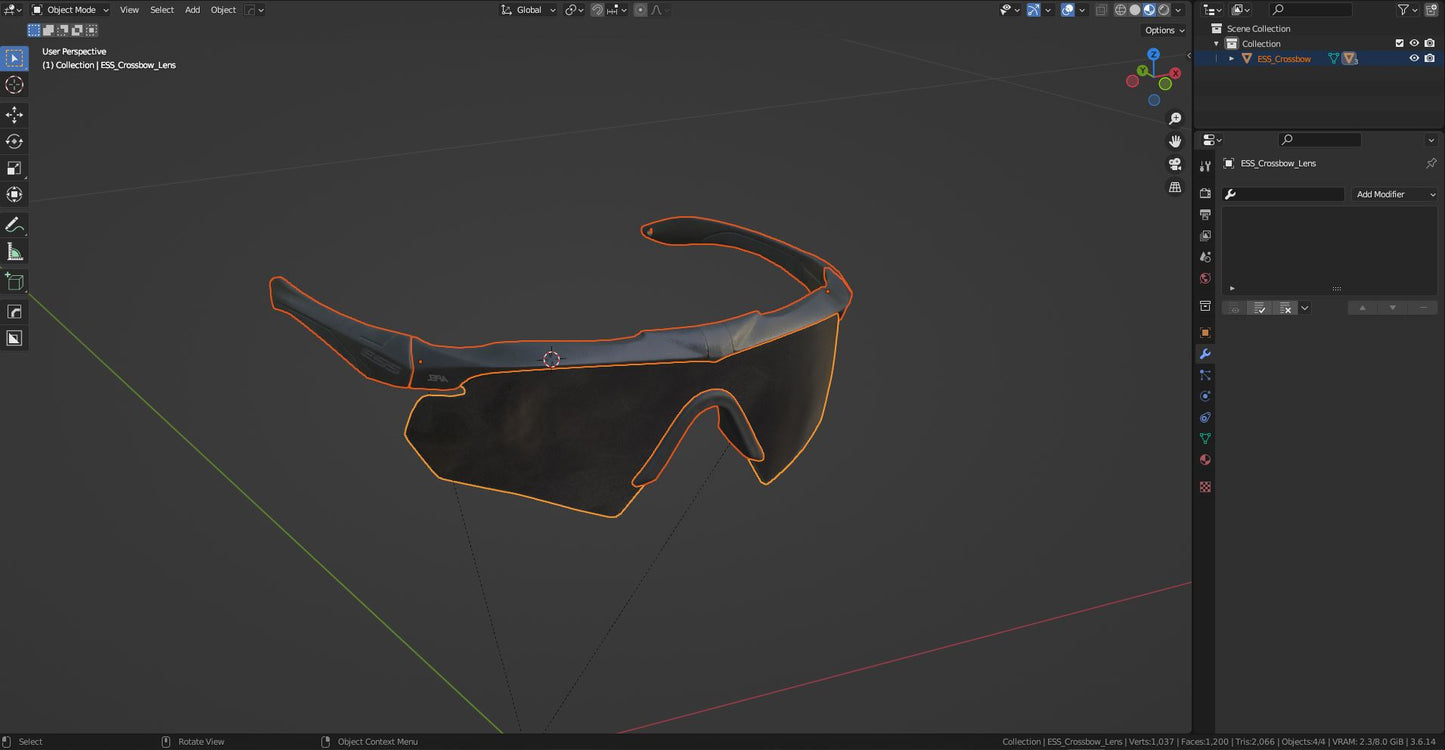 ESS CROSSBOW GOGGLE 3DMilitaryAssets
