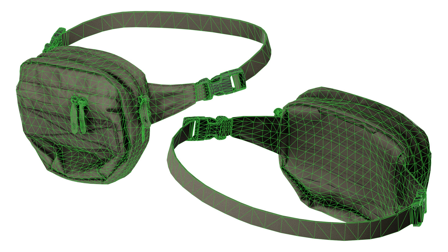 EX UMBRIS DESIGNS MULTIFUNCTIONAL FANNY PACK