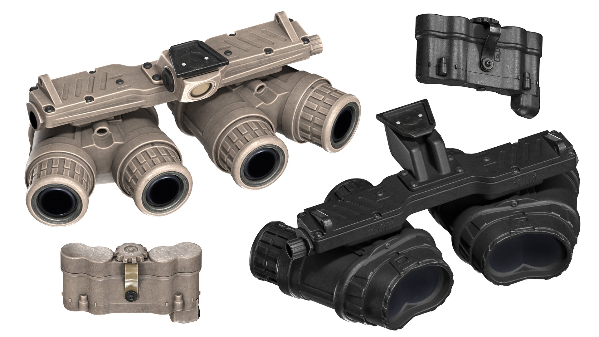 night vision goggles 3d model GPNVG-18 NIGHT VISION GOGGLE - Low Poly 3D Model | Game-Ready Asset