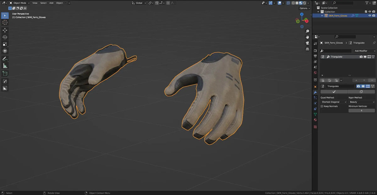 FERRO CONCEPTS X PIG DELTA FR GLOVES 3dmilitaryassets
