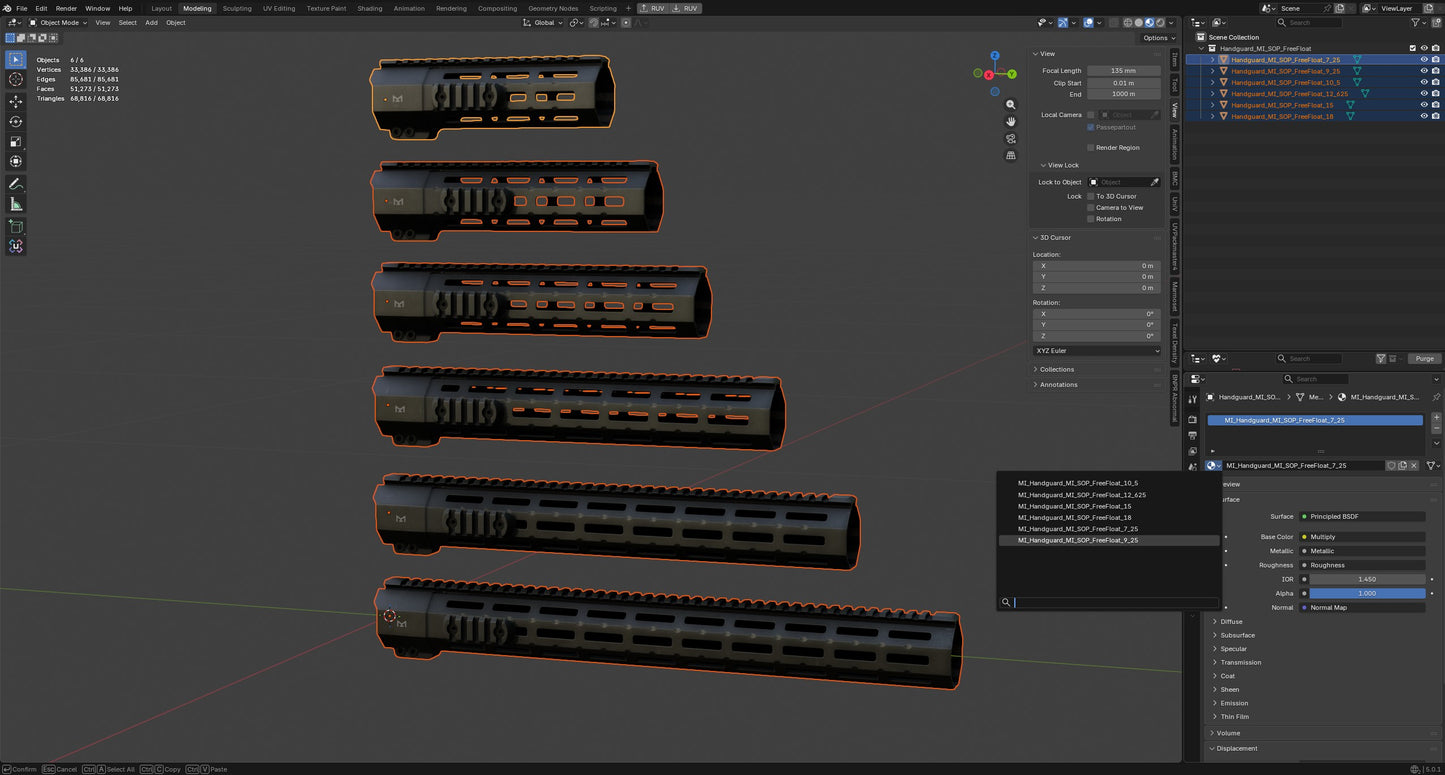 SUPPRESSOR SERIES ONE PIECE FREE FLOAT M-LOK HANDGUARD
