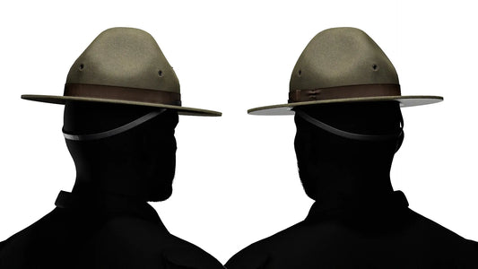 USMC DRILL INSTRUCTOR HAT 3dmilitaryassets