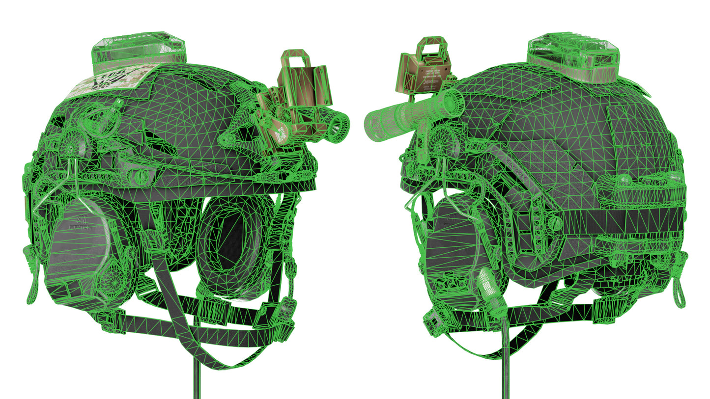 GALVION CAIMAN BUMP AND BALLISTIC HELMET BUNDLE