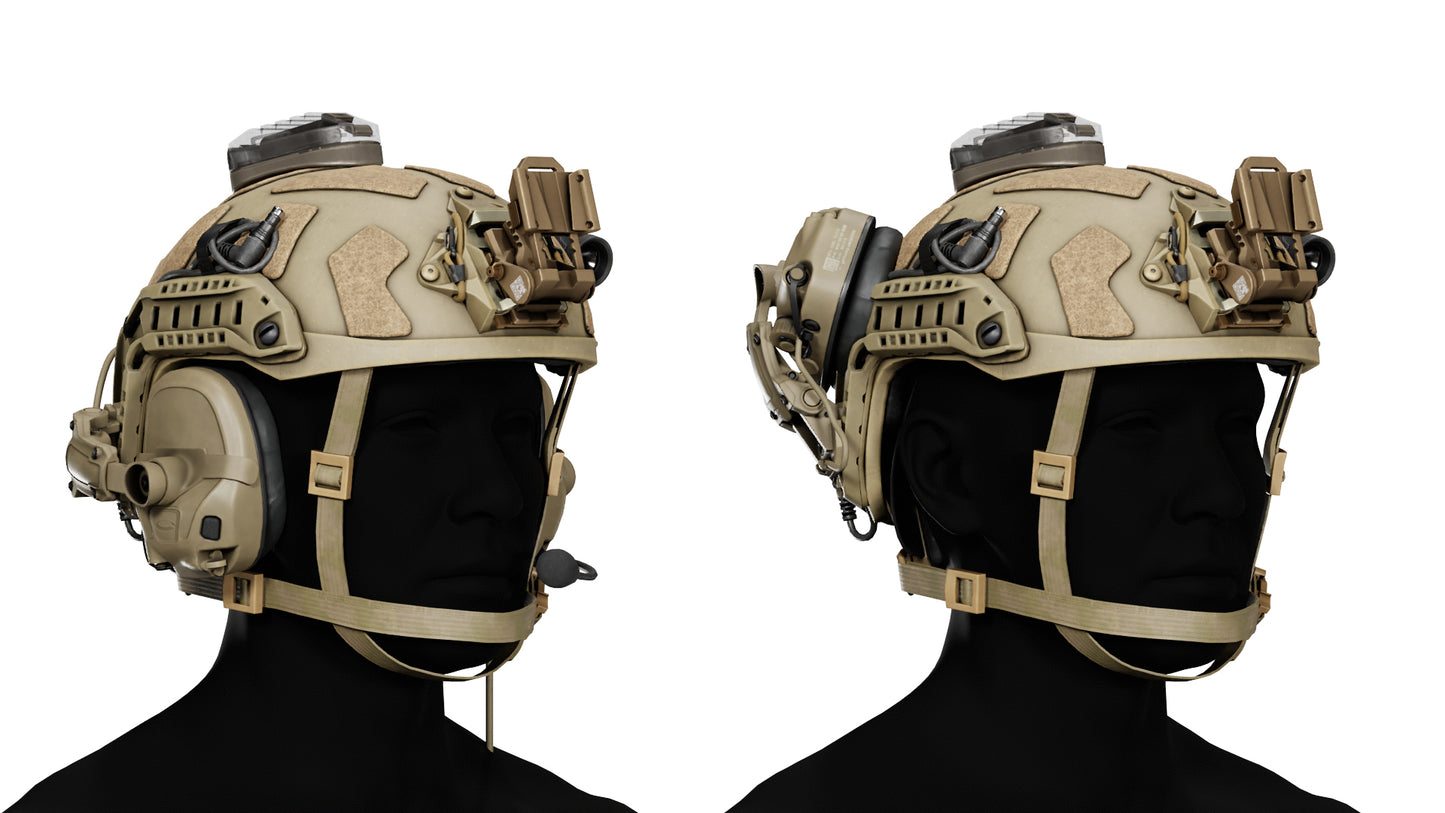 OPSCORE FAST SFHC BALLISTIC HELMET BUNDLE