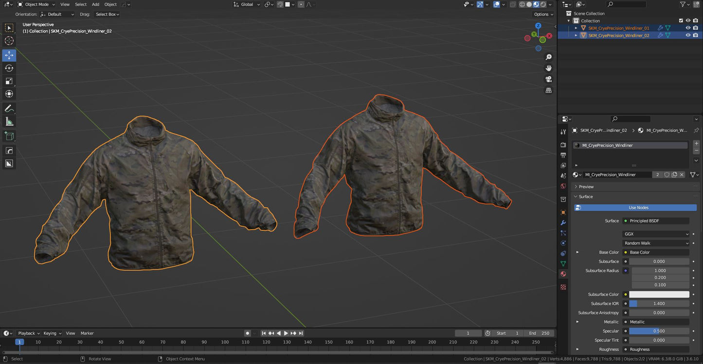 CRYE PRECISION WINDLINER 3dmilitaryassets