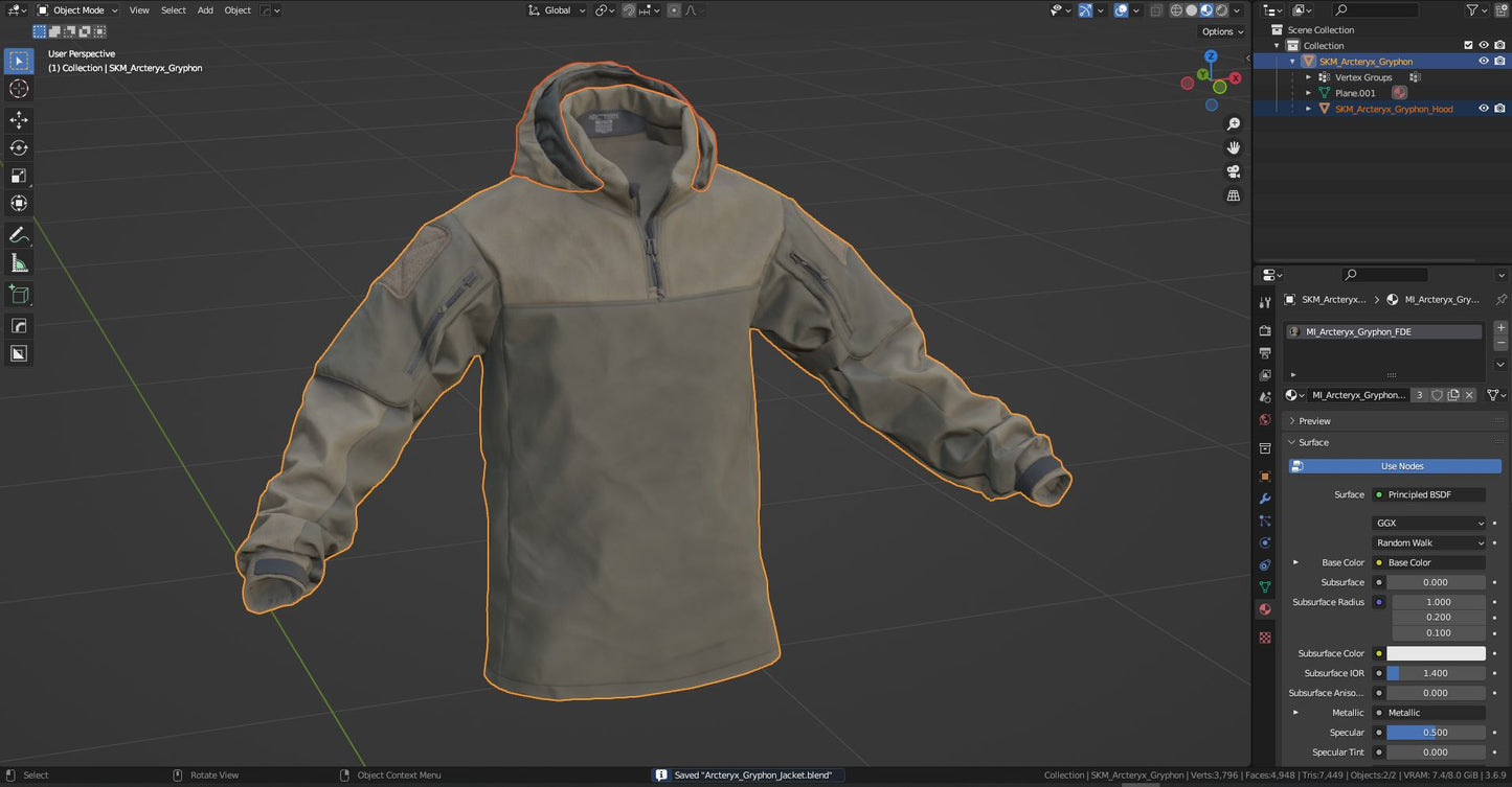 ARCTERYX LEAF GRYPHON JACKET 3dmilitaryassets