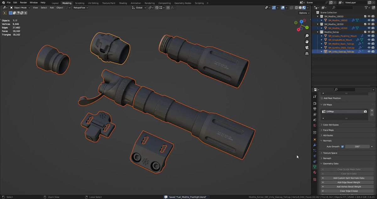 FUEL MODLITE RIFLE LIGHT PACK 3DMilitaryAssets
