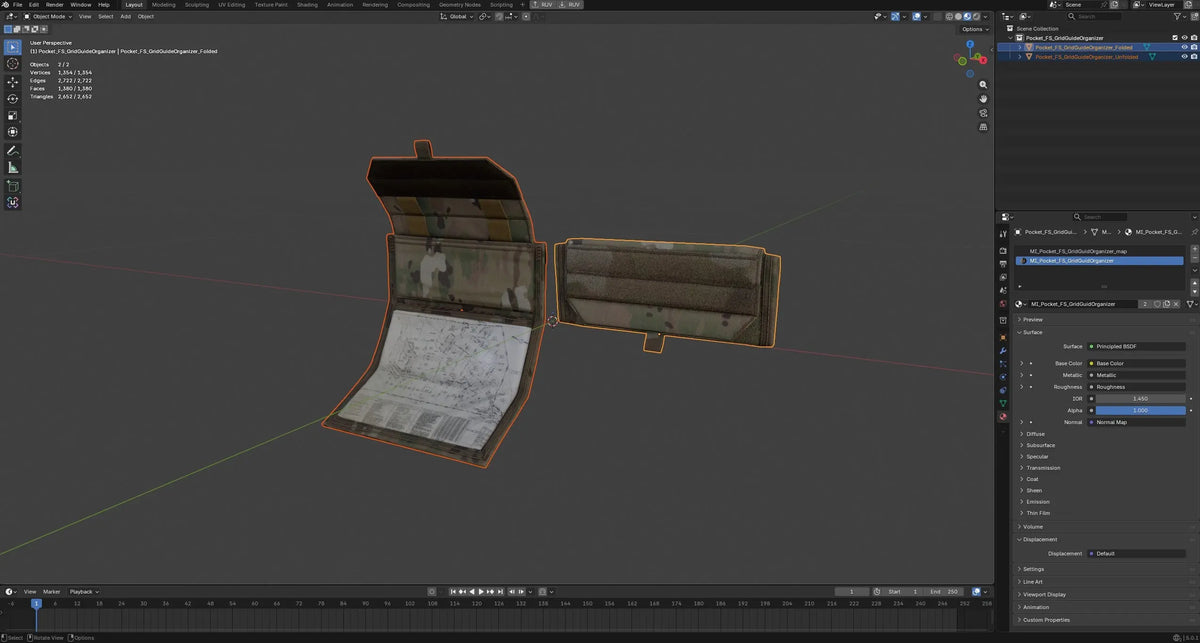 GRID REFERENCE GUIDE ORGANIZER POCKET 3dmilitaryassets