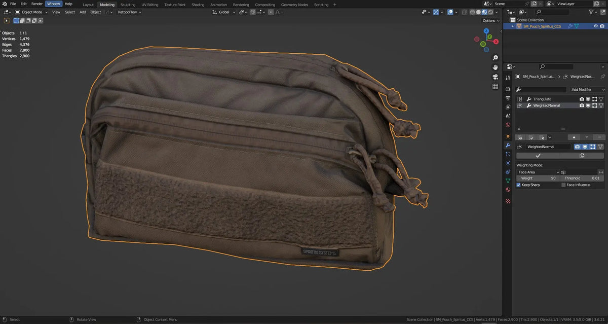 SPIRITUS SYSTEMS CCS POUCH 3dmilitaryassets