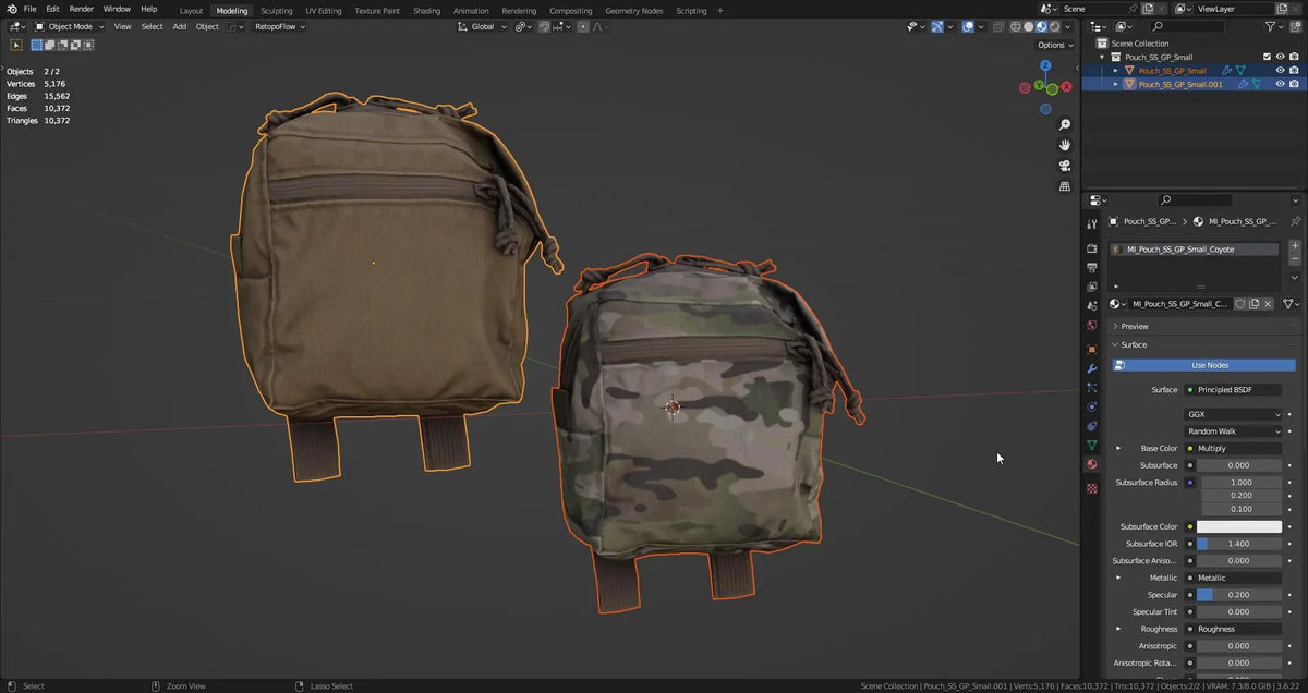 SPIRITUS SYSTEMS SMALL GP POUCH 3dmilitaryassets