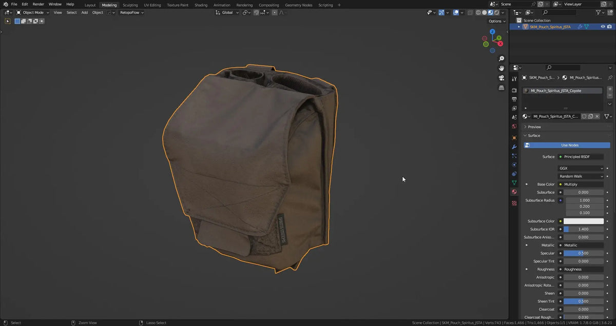 SPIRITUS SYSTEMS JSTA POUCH 3dmilitaryassets