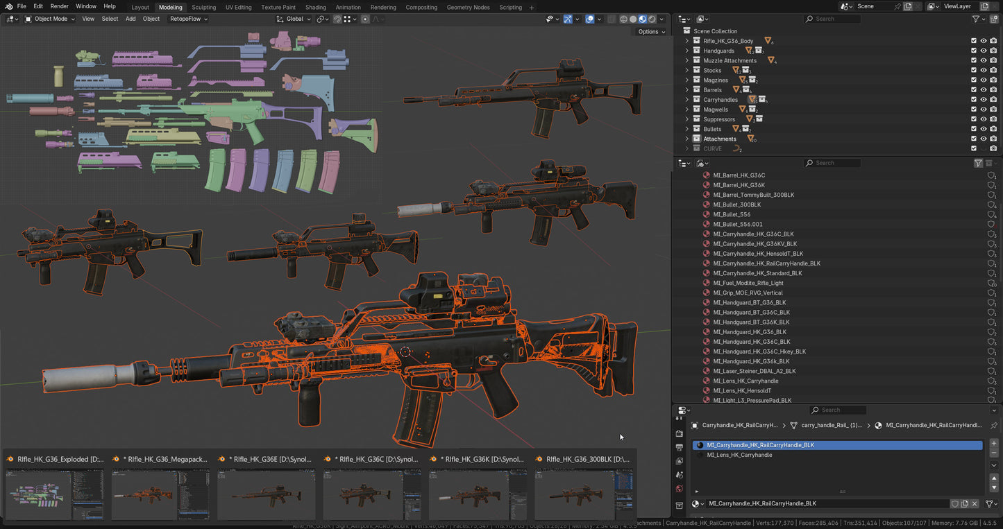 HK G36 WEAPON MEGA PACK