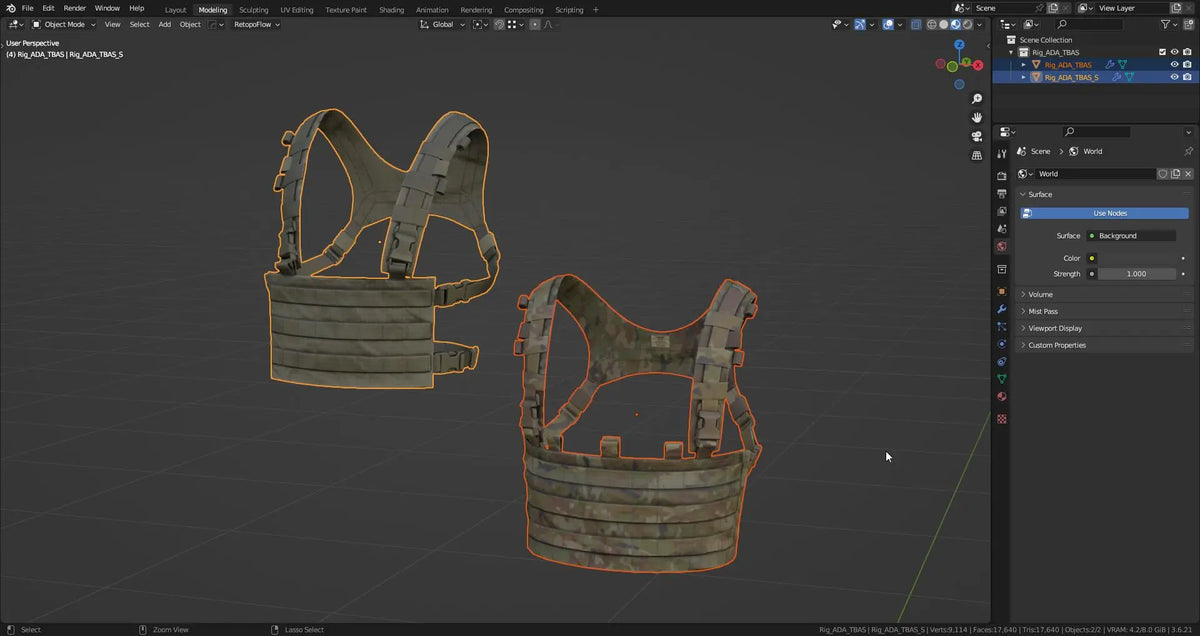 ADA TBAS CHEST RIG 3dmilitaryassets