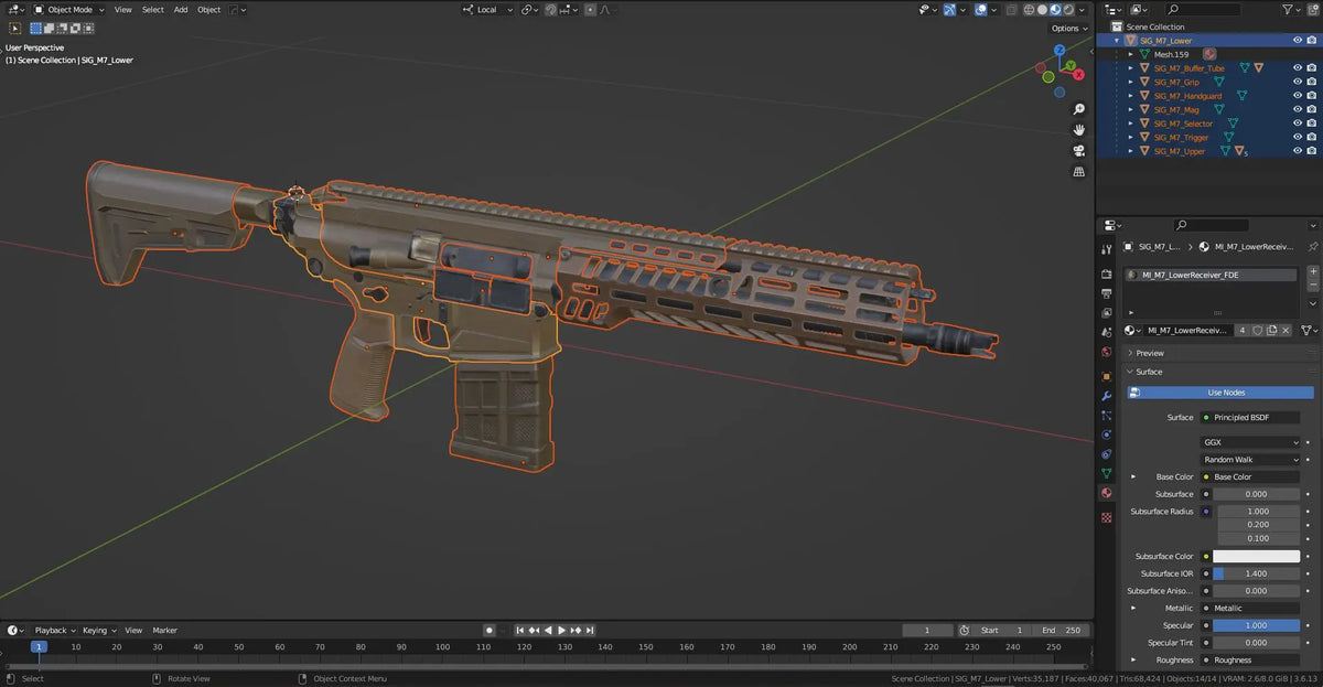 SIG SAUER XM7 MCX SPEAR 3DMilitaryAssets