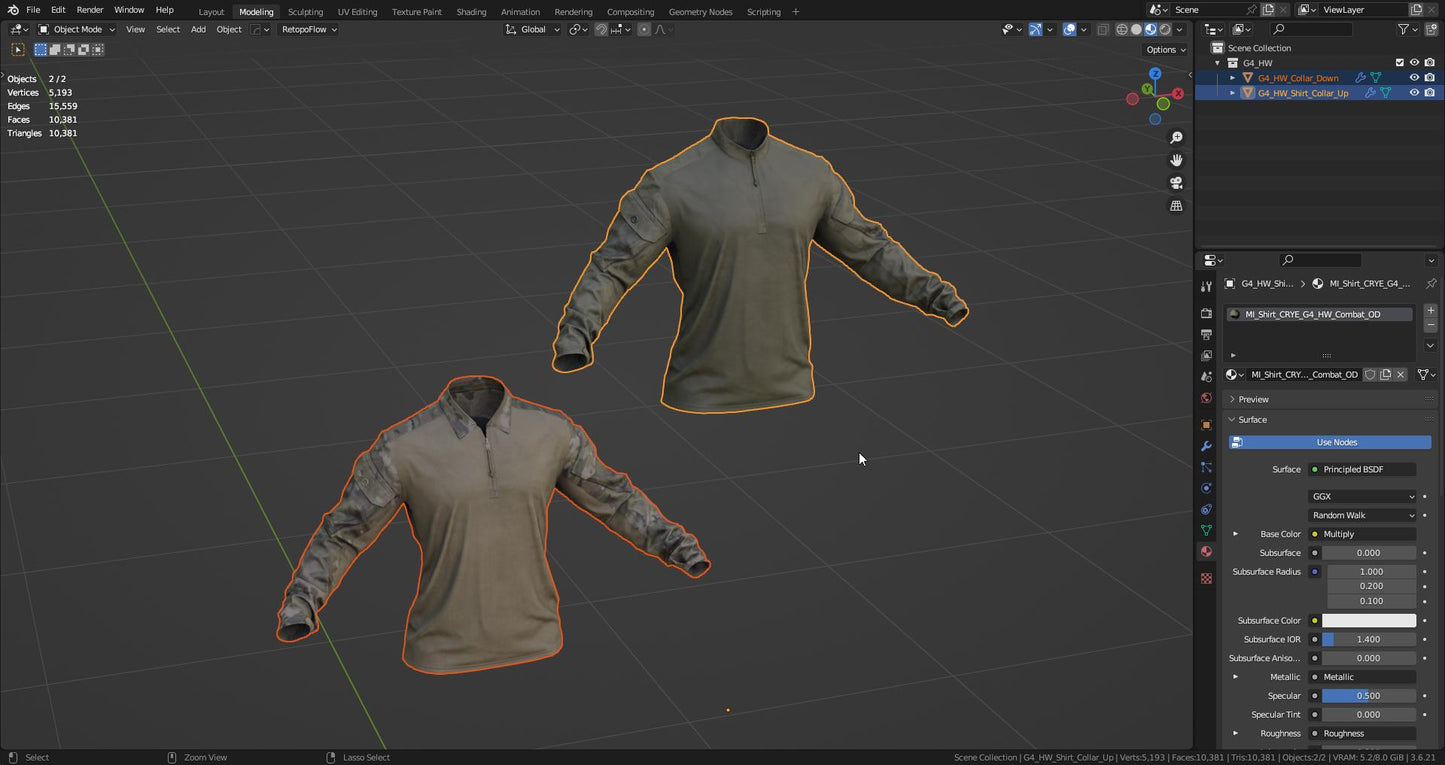 CRYE PRECISION G4 HOT WEATHER COMBAT SHIRT