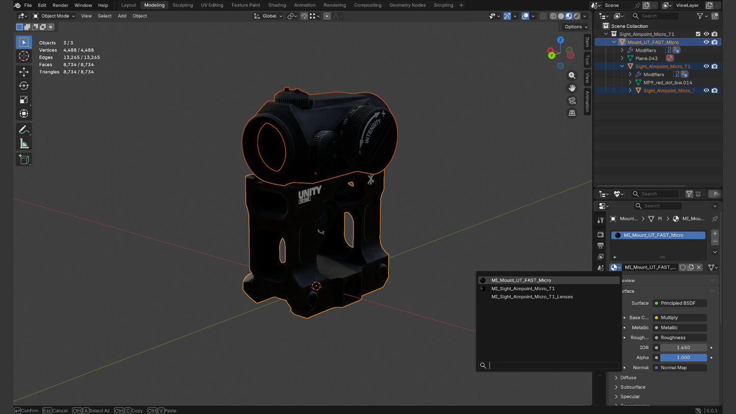 AIMPOINT MICRO T1 RED DOT SIGHT