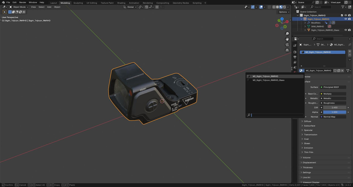 TRIJICON RMR HD RED DOT SIGHT