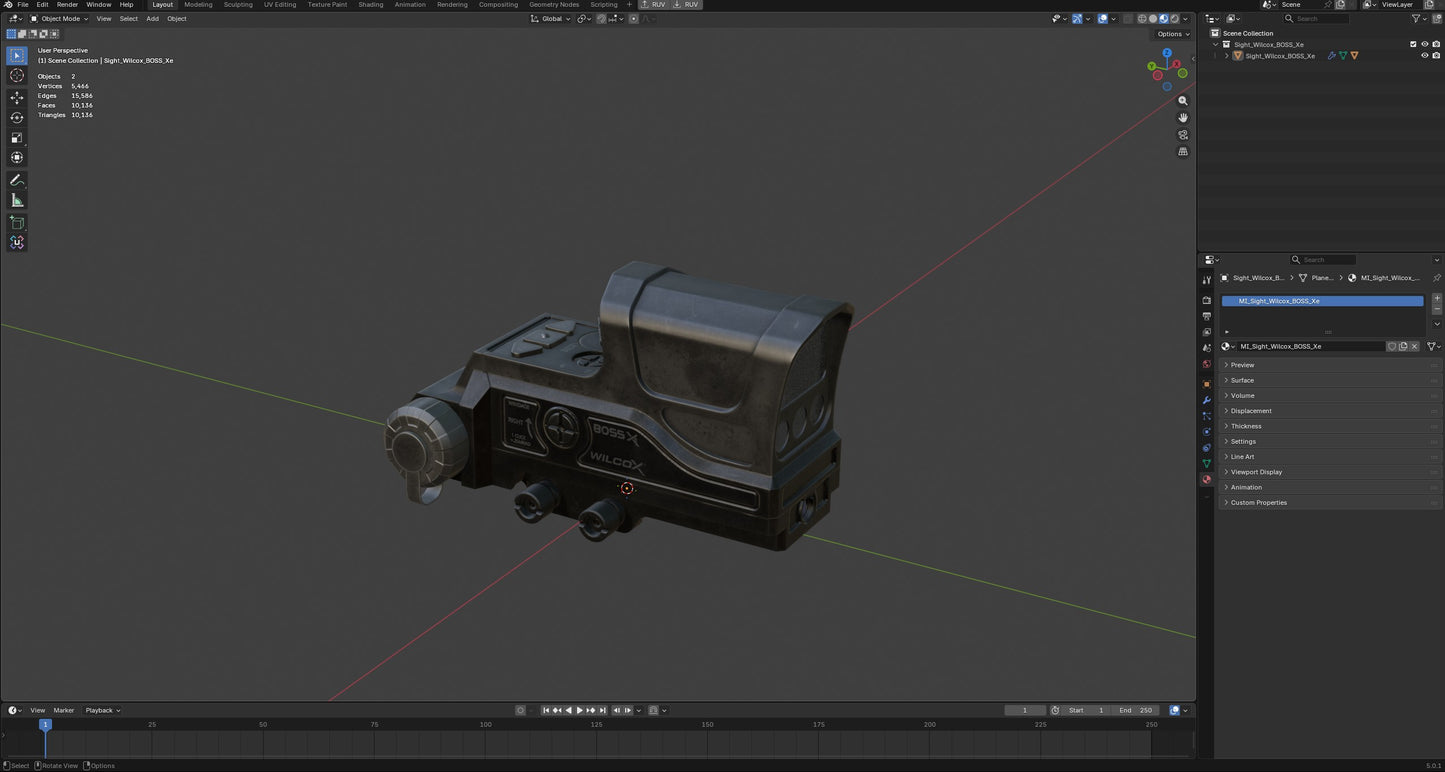 WILCOX INDUSTRIES BOSS XE SIGHT