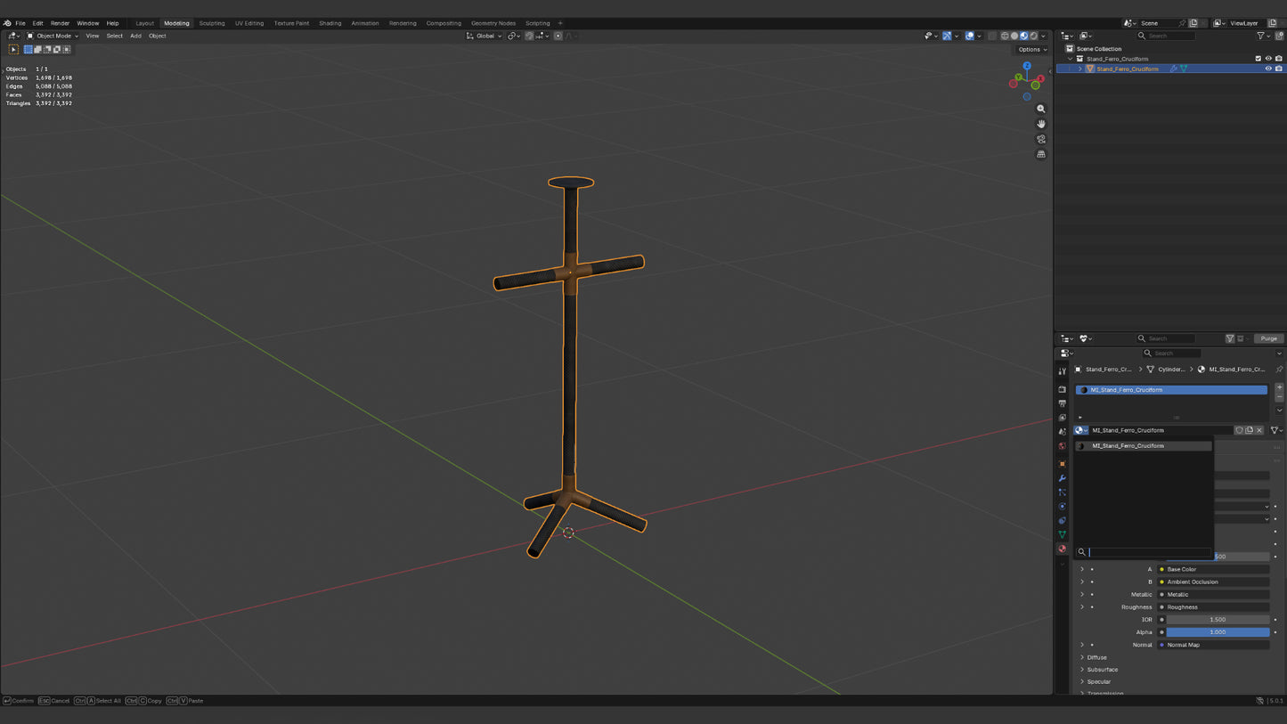 FERRO CONCEPTS SHADOW CRUCIFORM STAND