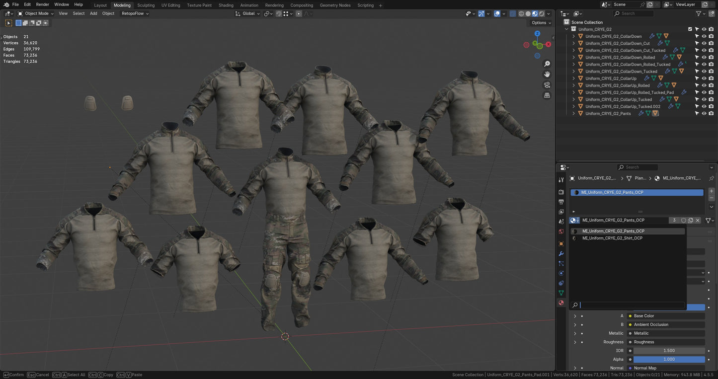 CRYE PRECISION COMBAT UNIFORM G2