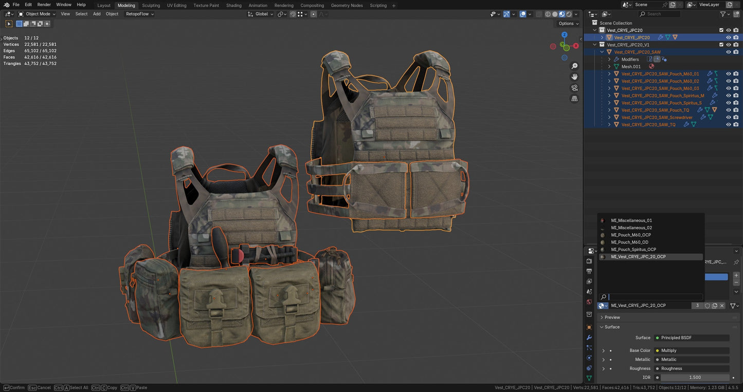 CRYE JPC 2 PLATE CARRIER V1 3dmilitaryassets
