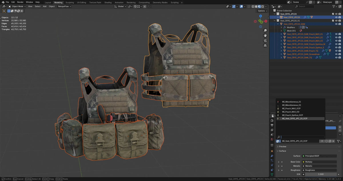 CRYE JPC 2 PLATE CARRIER V1 3dmilitaryassets