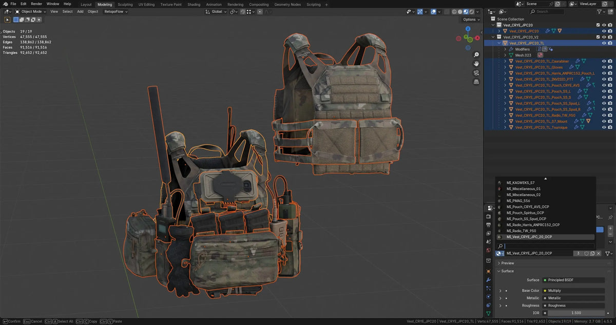 CRYE JPC 2 PLATE CARRIER V2 3dmilitaryassets