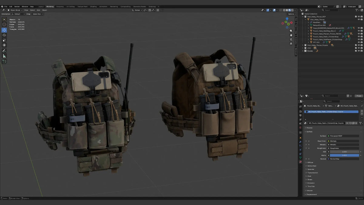 HALEY STRATEGIC THORAX PLATE CARRIER 3dmilitaryassets