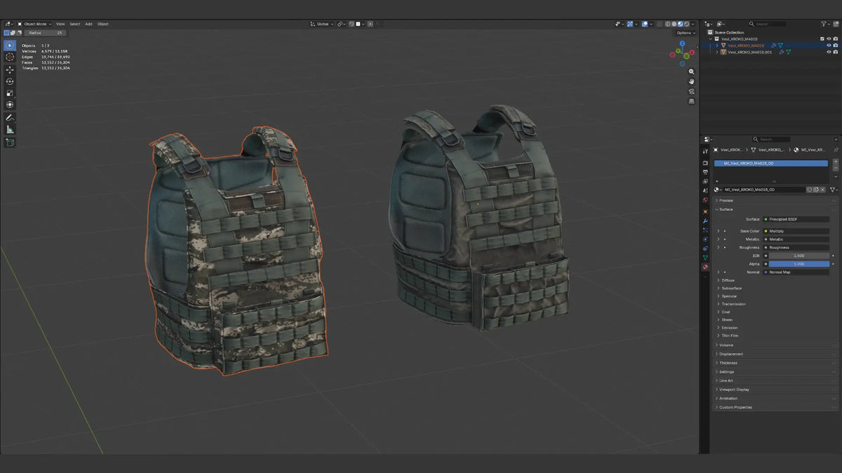 KROKO M401B PLATE CARRIER 3dmilitaryassets