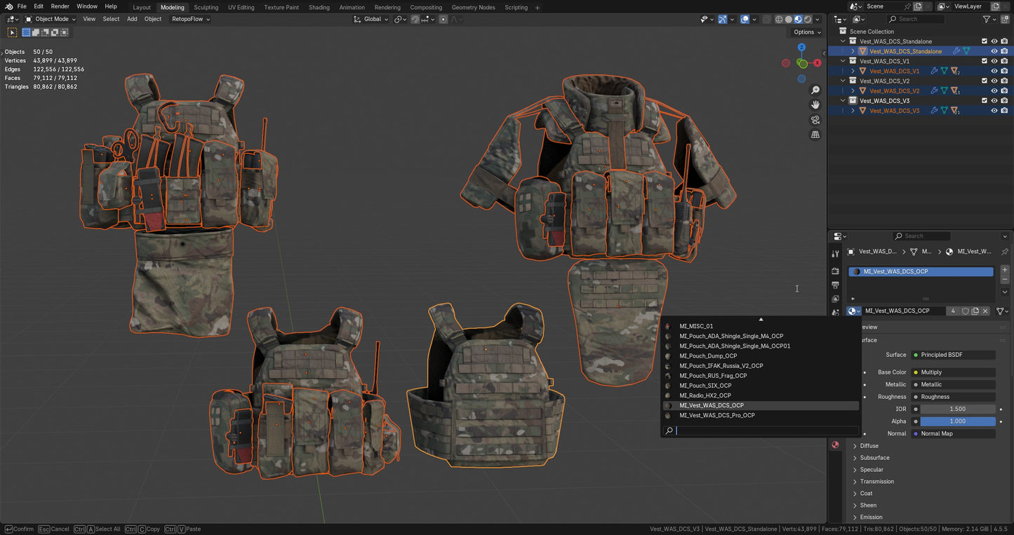 WARRIOR ASSAULT DCS PLATE CARRIER VEST BUNDLE