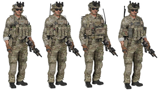 GAME READY RIGGED WESTERN SPECIAL OPERATIONS CHARACTER V2 3dmilitaryassets