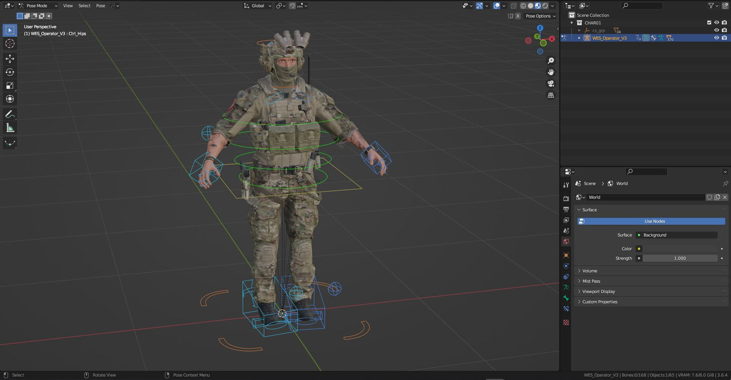 GAME READY RIGGED WESTERN SPECIAL OPERATIONS CHARACTER V3 3dmilitaryassets