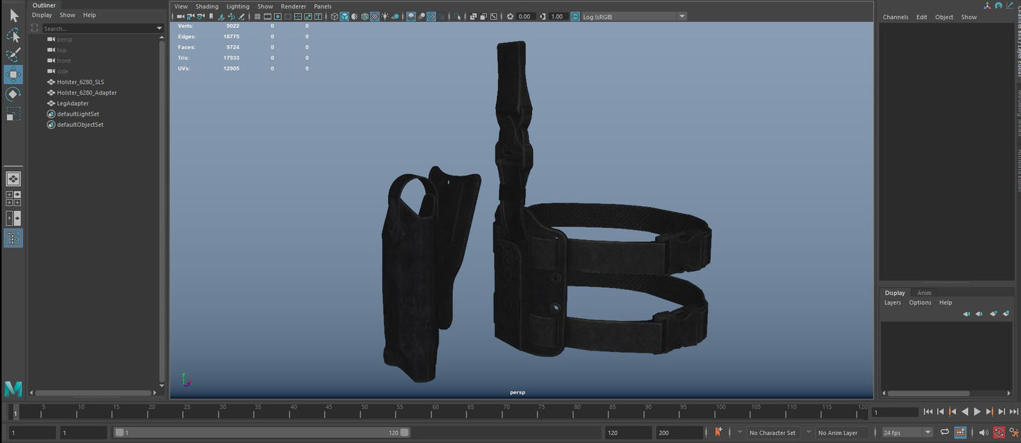 SAFARILAND 6820-SLS HOLSTER 3DMilitaryAssets