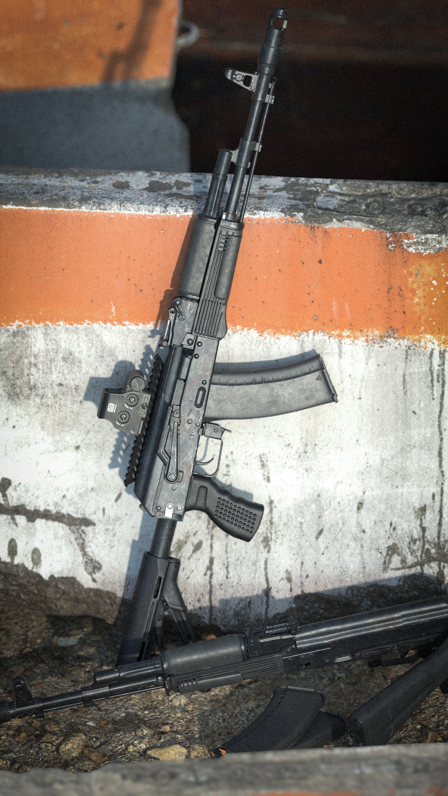 AK74M & AK103 RIFLES 3dmilitaryassets