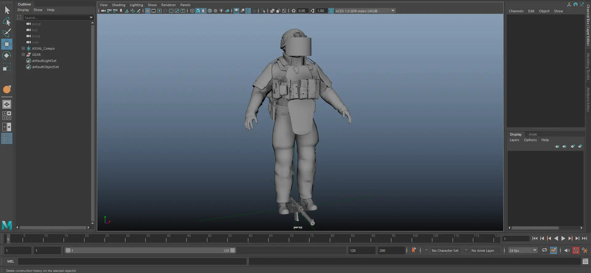 HEAVY ASSAULT OPERATOR (RIGGED) 3dmilitaryassets