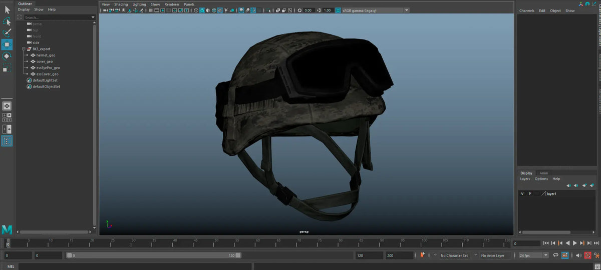 PASGT HELMET 3dmilitaryassets