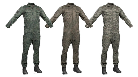 GENERIC MILITARY UNIFORM 3dmilitaryassets