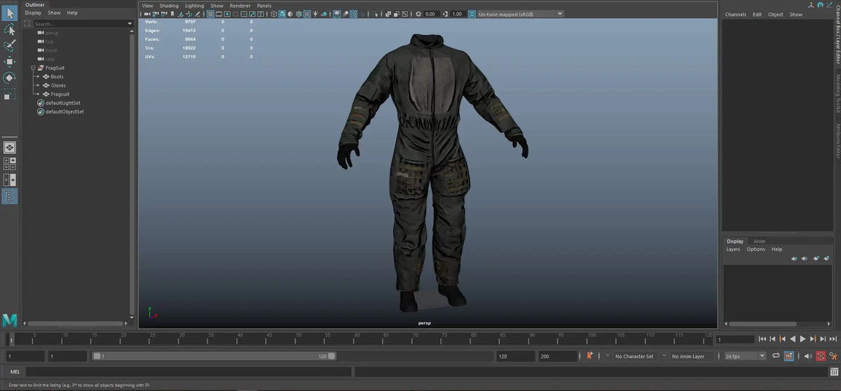 FORT FORTRESS FRAG SUIT 3dmilitaryassets