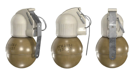 RGO & RGN SOVIET GRENADES 3dmilitaryassets