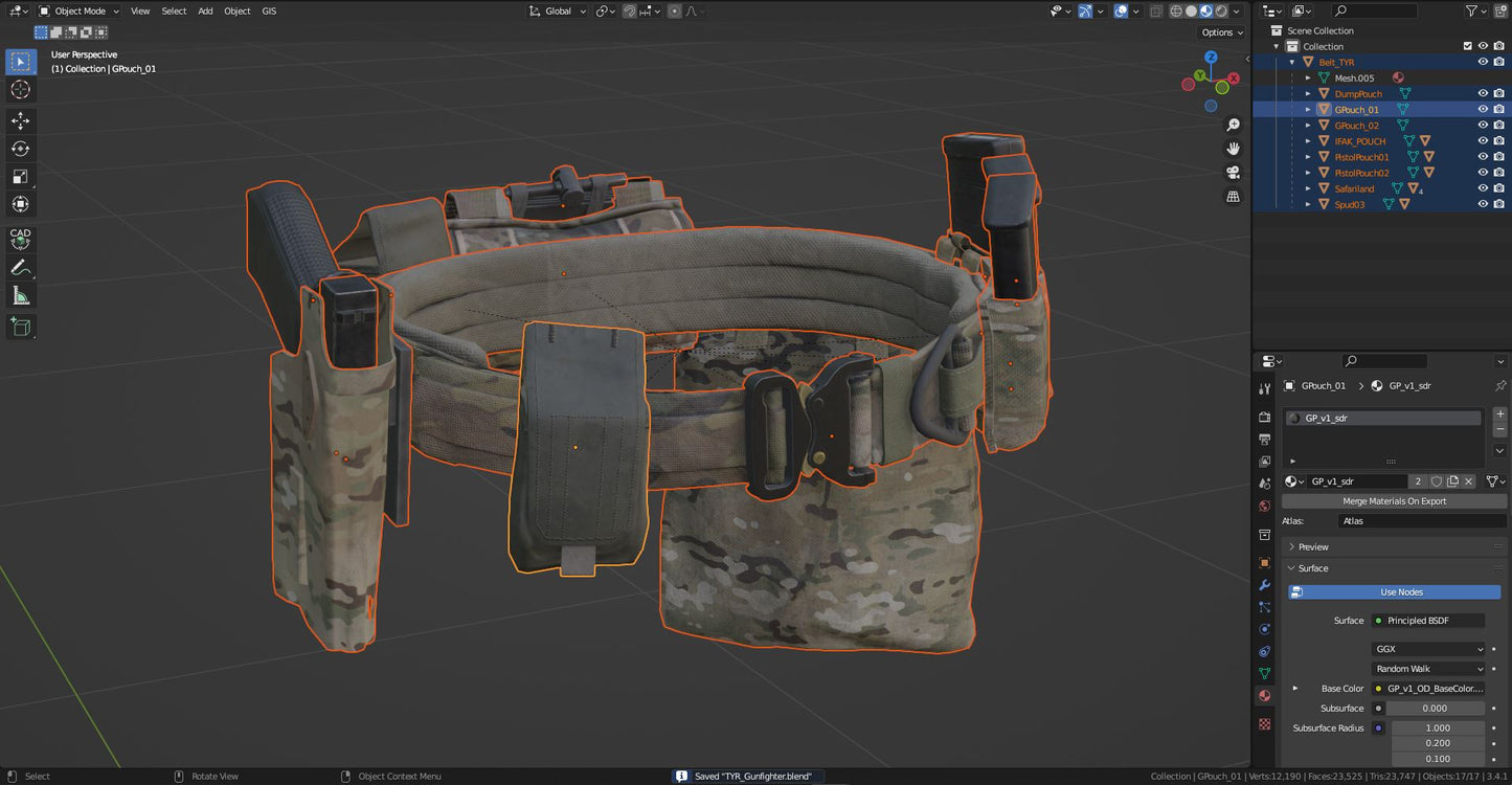 TYR GUNFIGHTER 3dmilitaryassets
