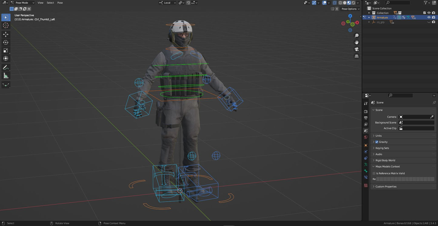 XOF SPECIAL OPERATIONS TROOPER (RIGGED)