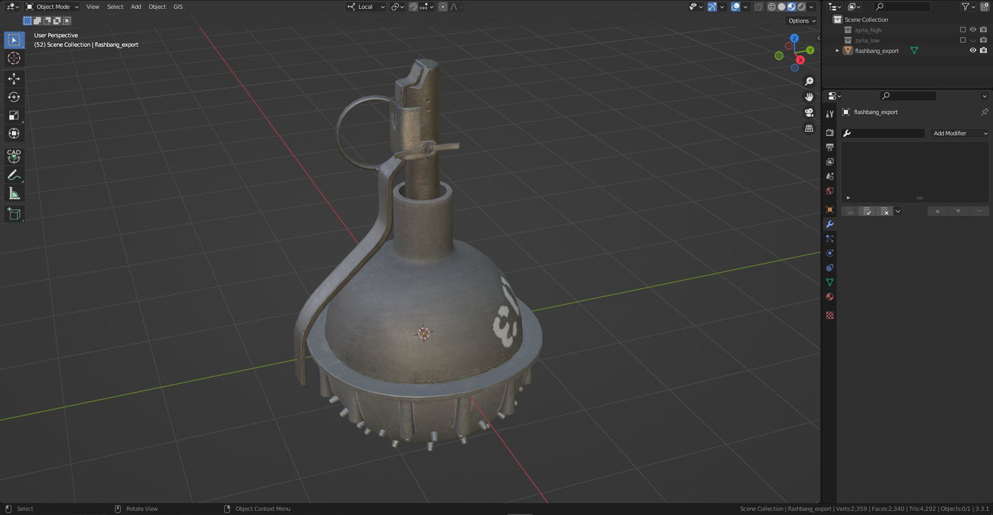ZARYA SOVIET GRENADE
