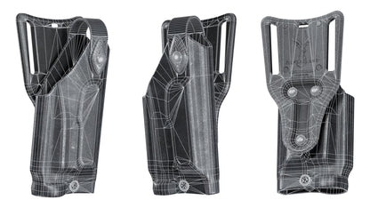 POLICE DUTY BELT 3dmilitaryassets