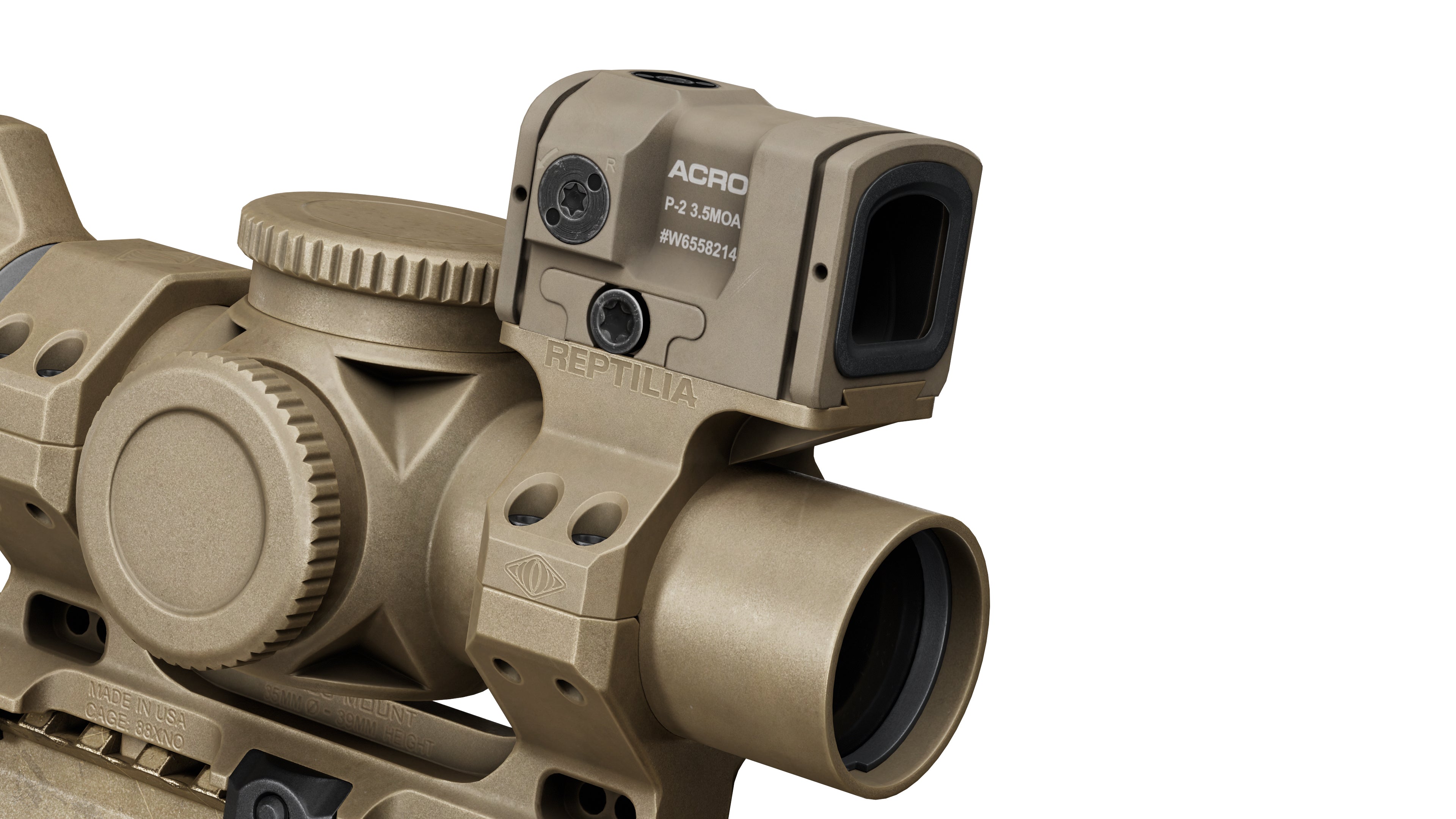 Acro P2 Riser AIMPOINT ACRO P2 RED DOT SIGHT – 3DMilitaryAssets